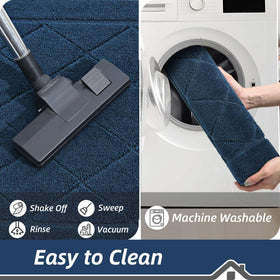 BEQHAUSE Low-profile design prevents door snag and fits under entryways.