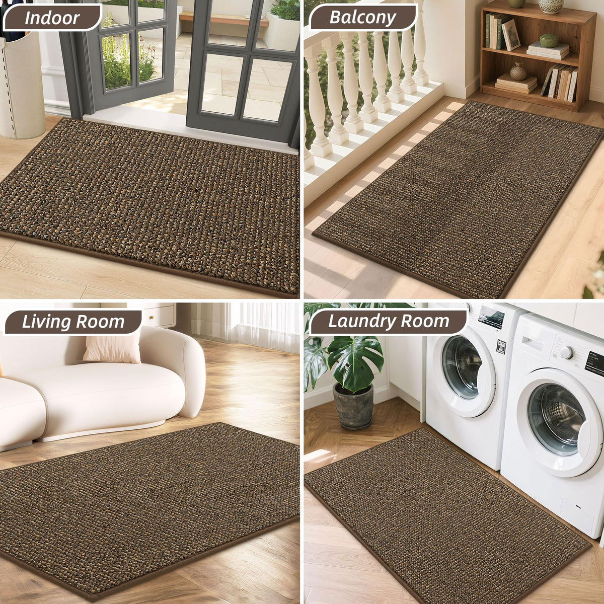 BEQHAUSE Dirt Trapper reinforced edges prevent curling over time.
