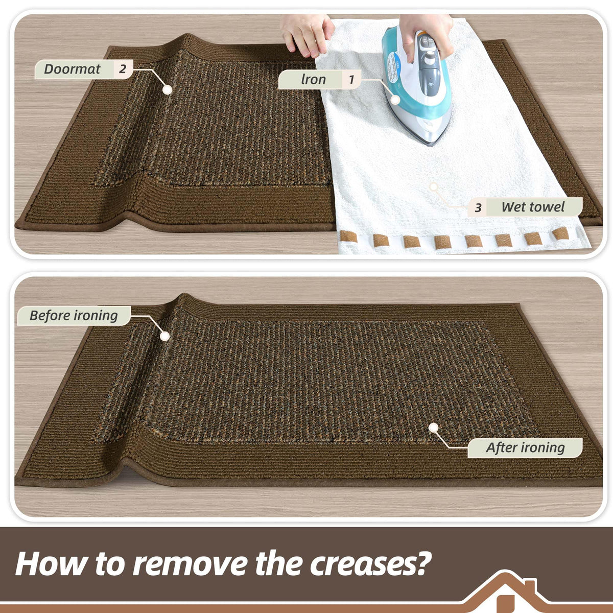 BEQHAUSE yarn-design mat blends with most decor