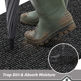 BEQHAUSE Dirt Trapper back door mat suitable for rainy days.