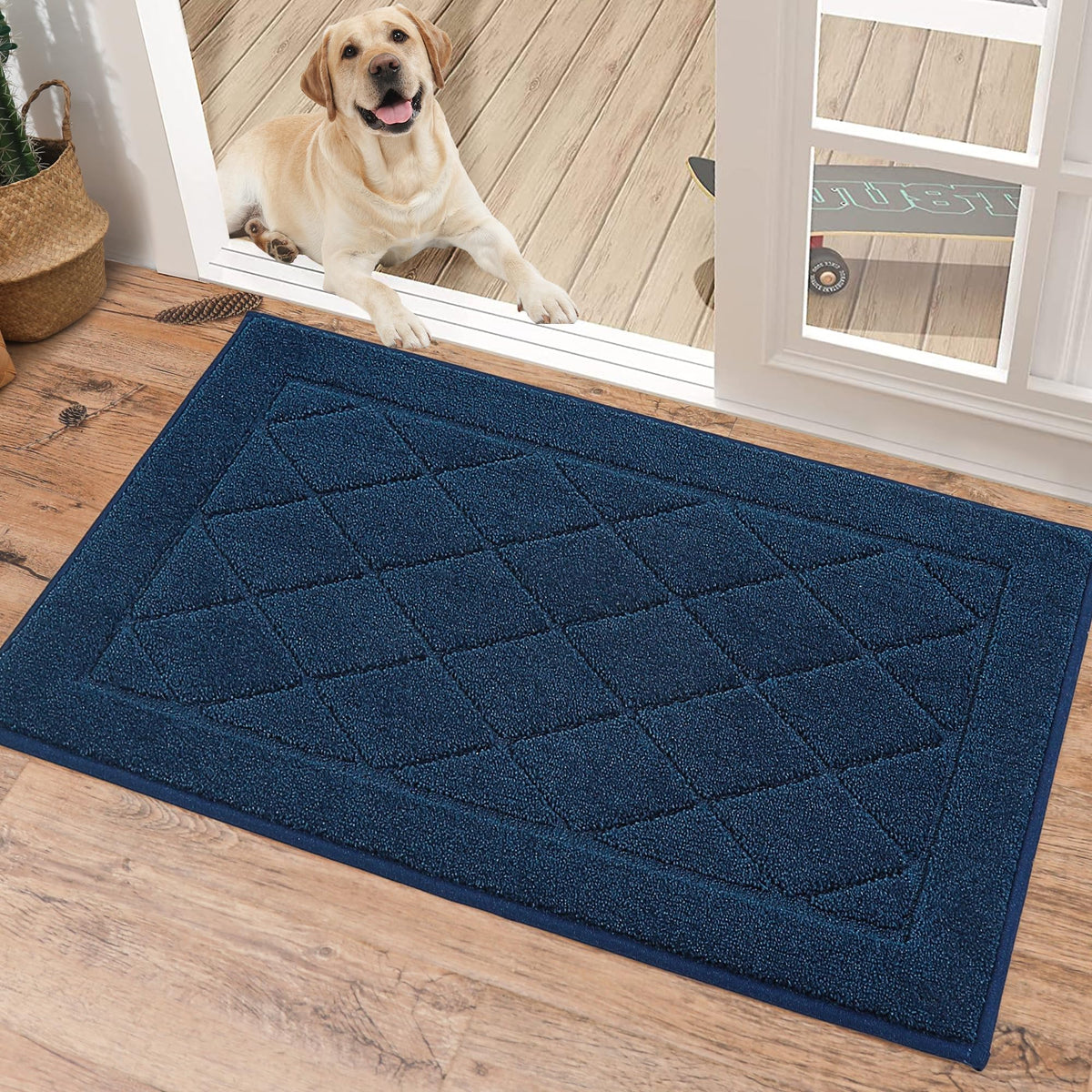 BEQHAUSE Dirt Trapper absorbs moisture rapidly to keep entryways dry.