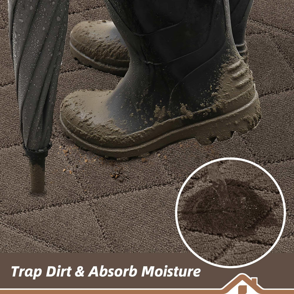 BEQHAUSE Dirt Trapper close-up weave highlights durable fibers