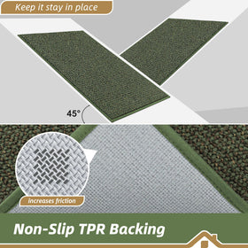 BEQHAUSE Dirt Trapper mat color variation under natural lighting