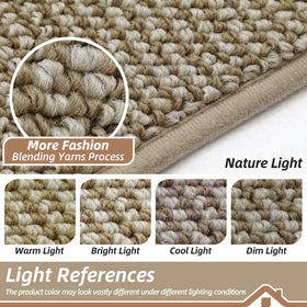BEQHAUSE Dirt Trapper mat dirt-scrape action helps boots shed debris.