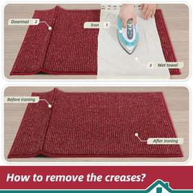BEQHAUSE Dirt Trapper entryway placement fits front or back doors.
