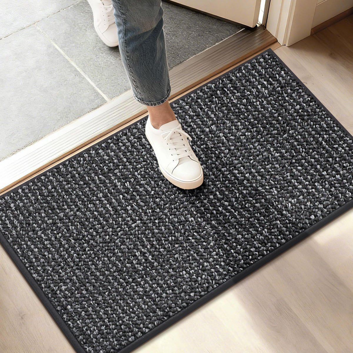 BEQHAUSE Dirt Trapper mat - front door dirt scraping and moisture control.