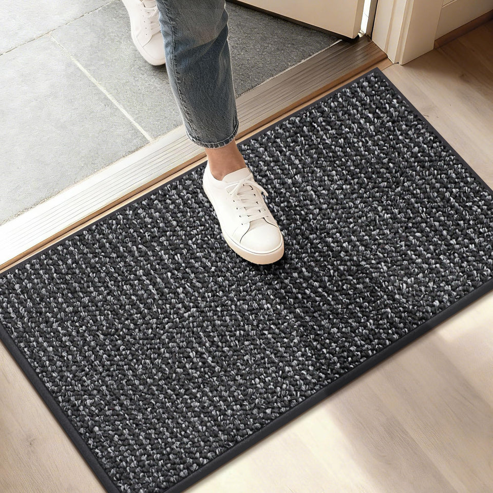 BEQHAUSE Dirt Trapper mat - front door dirt scraping and moisture control.