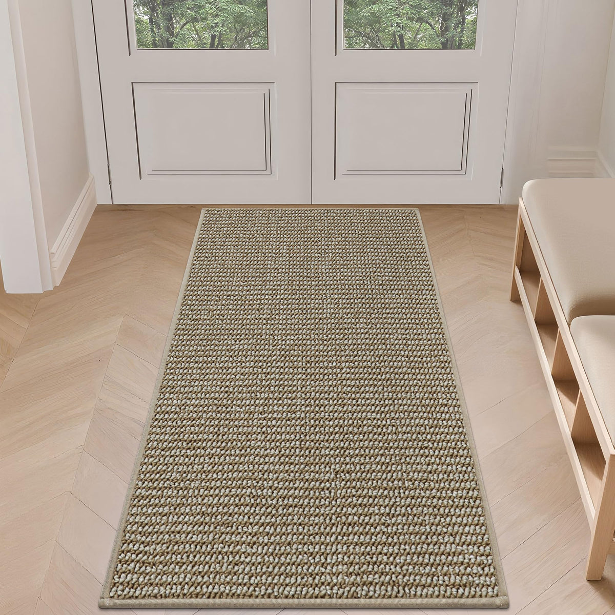 BEQHAUSE Dirt Trapper door mat front view keeps entry clean and dry.