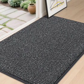 BEQHAUSE Dirt Trapper Door Mat front view traps dirt at the entrance