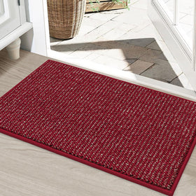 BEQHAUSE Dirt Trapper mat front view shows sturdy design and dirt capture.