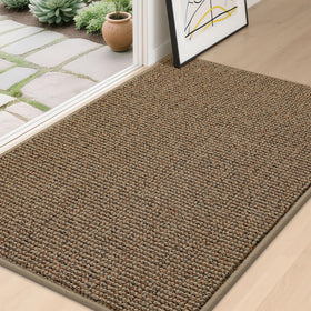 BEQHAUSE Dirt Trapper door mat front view with clean, low-profile design.
