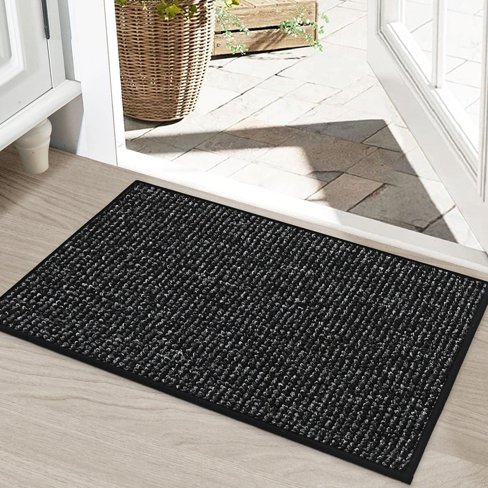 BEQHAUSE Dirt Trapper mat front view shows dense fibers trapping dirt efficiently