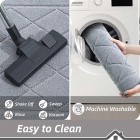 BEQHAUSE Dirt Trapper Door Mat geometric pattern complements modern decor