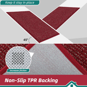 BEQHAUSE Dirt Trapper door mat weather-ready for rain, snow, mud.