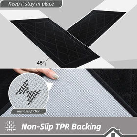 BEQHAUSE Dirt Trapper Door Mat 32x48 size suits most entryways.