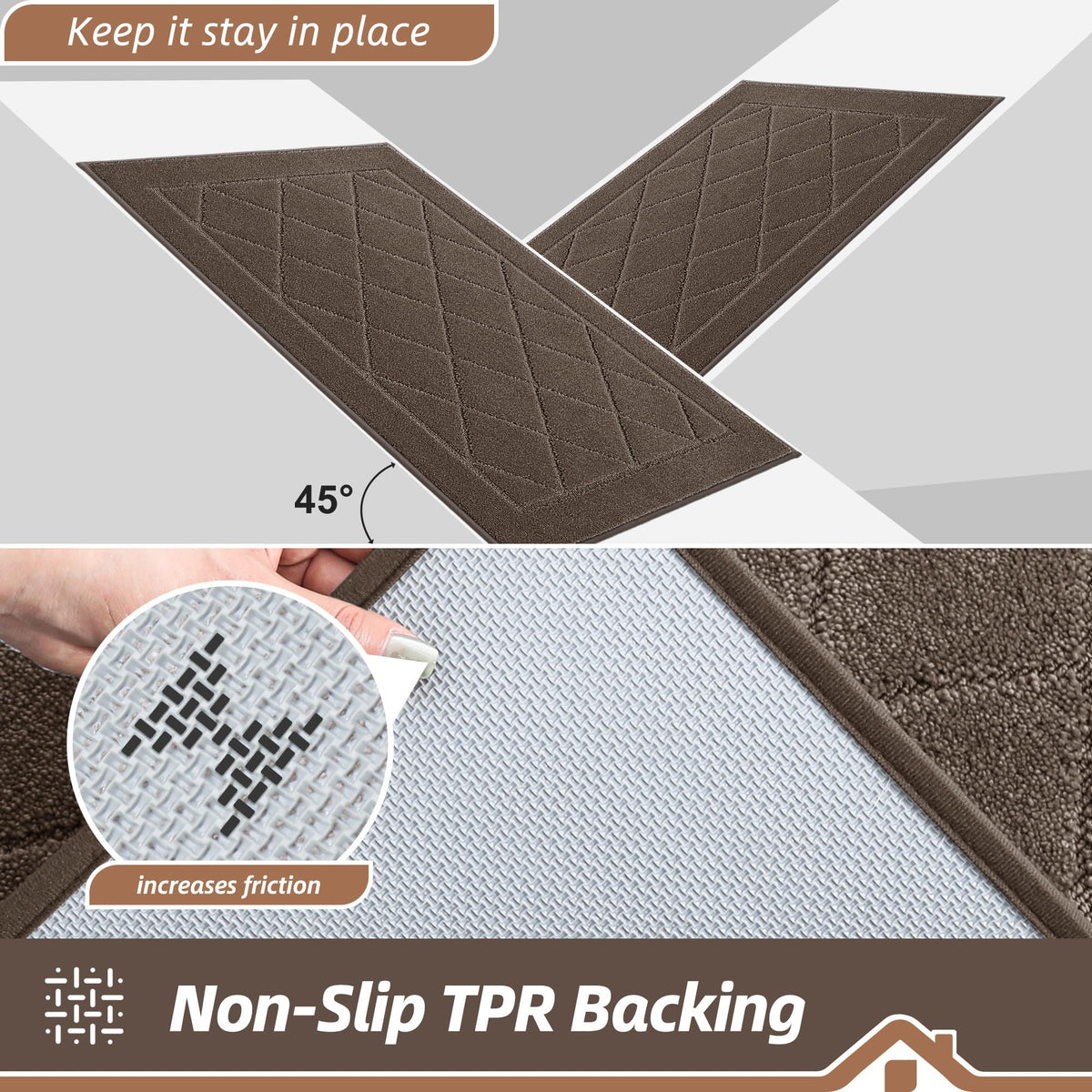 BEQHAUSE Dirt Trapper stain-resistant finish stays looking fresh