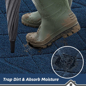 BEQHAUSE Dirt Trapper stain resistant surface stays fresh after daily use.