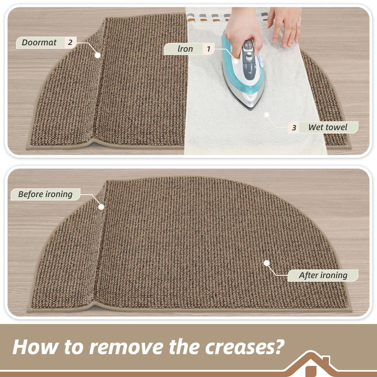 BEQHAUSE Dirt Trapper entryway mat protects floors and reduces mess.