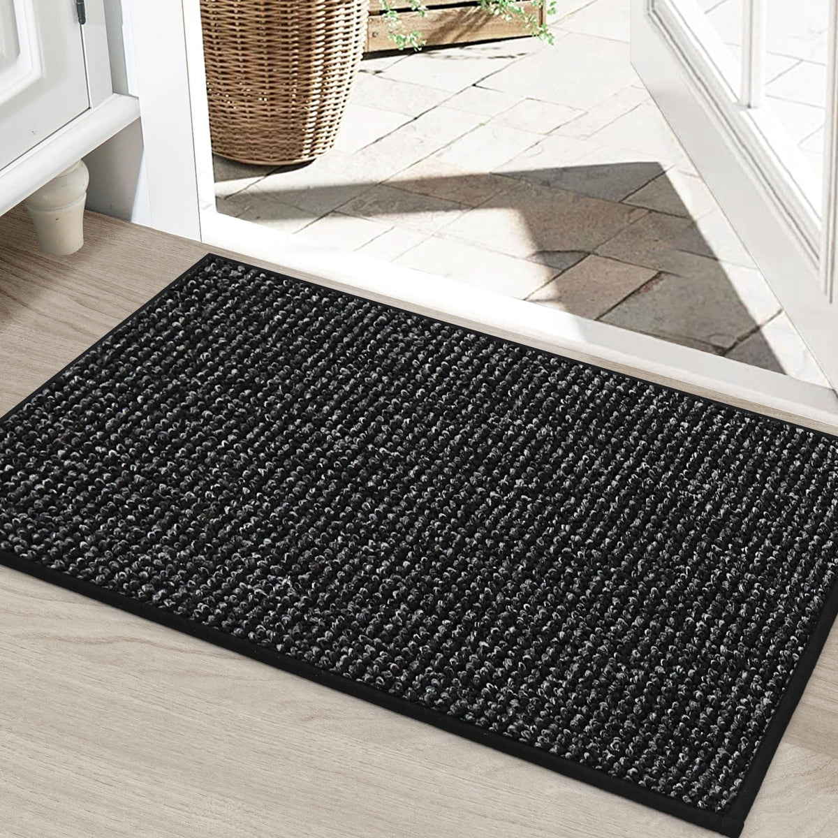 BEQHAUSE Dirt Trapper front door 24x36 traps dirt and moisture, protecting floors.