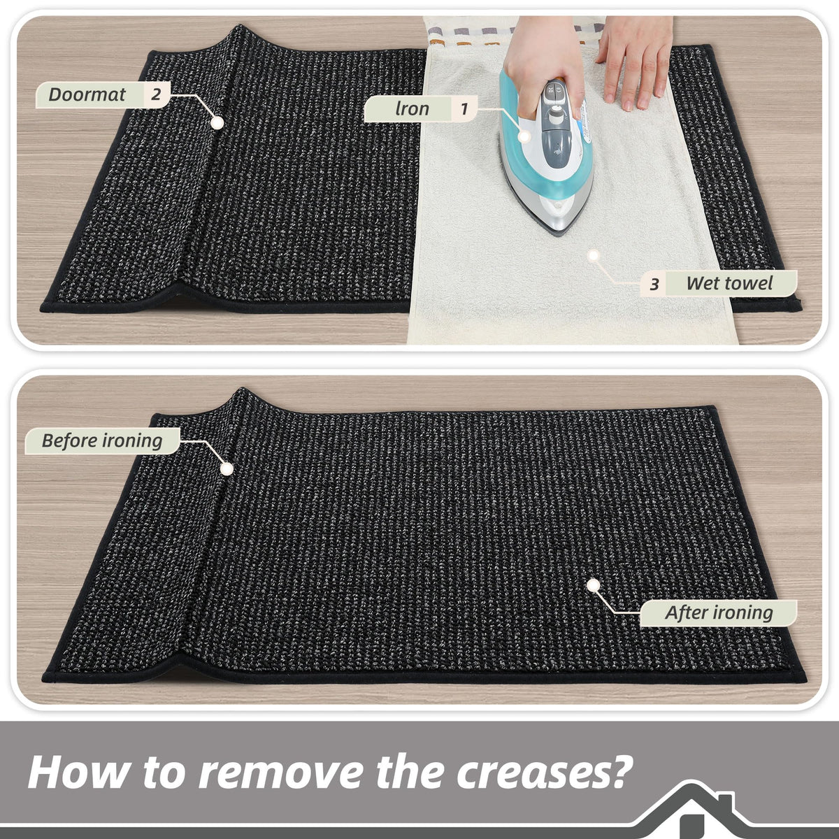 BEQHAUSE Dirt Trapper reinforced edges maintain shape over time.
