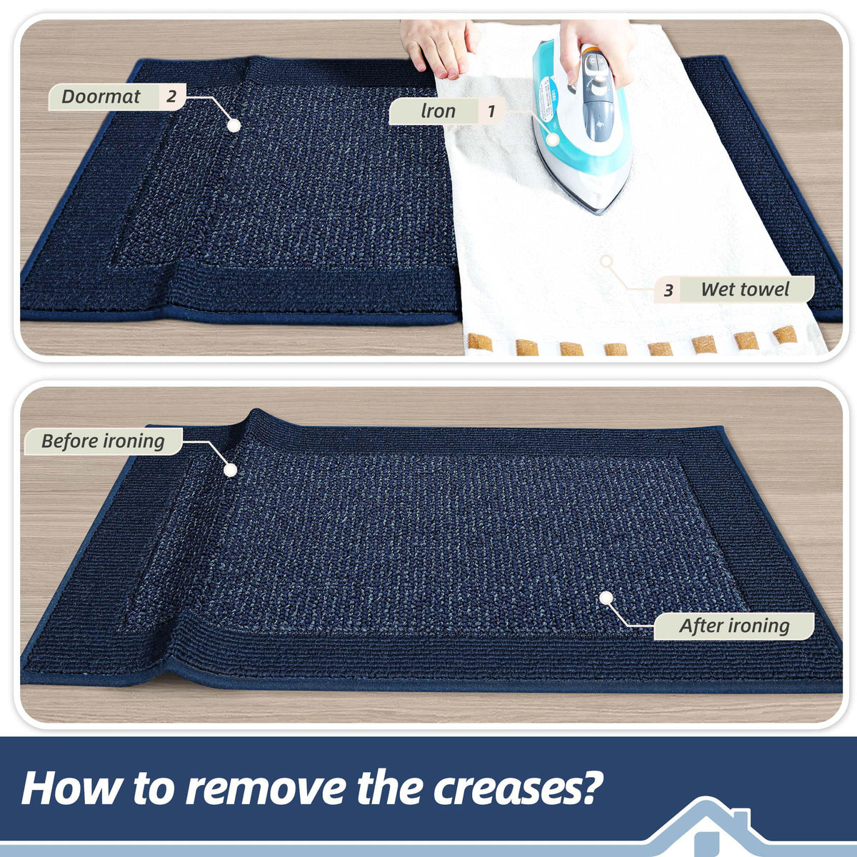 BEQHAUSE reinforced edges resist curling for long-lasting use.