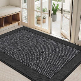 BEQHAUSE dirt-trap 32x48 door mat keeps floors clean after rain or mud