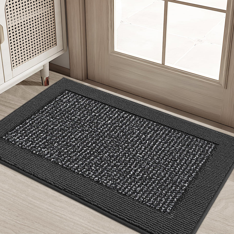 BEQHAUSE indoor door mat front view showing dry entry with low-profile design