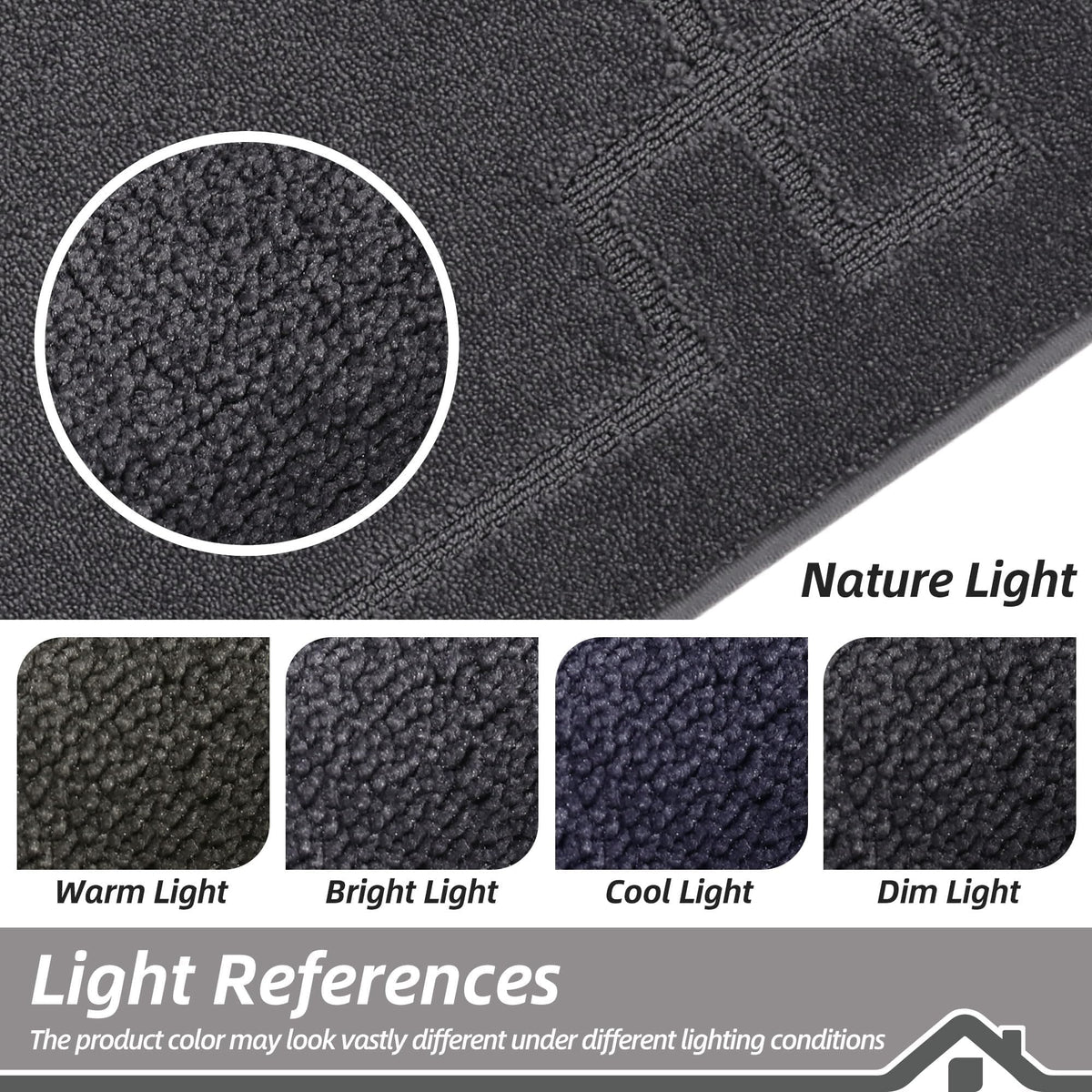 BEQHAUSE door mat pet-friendly protection for paws and floors