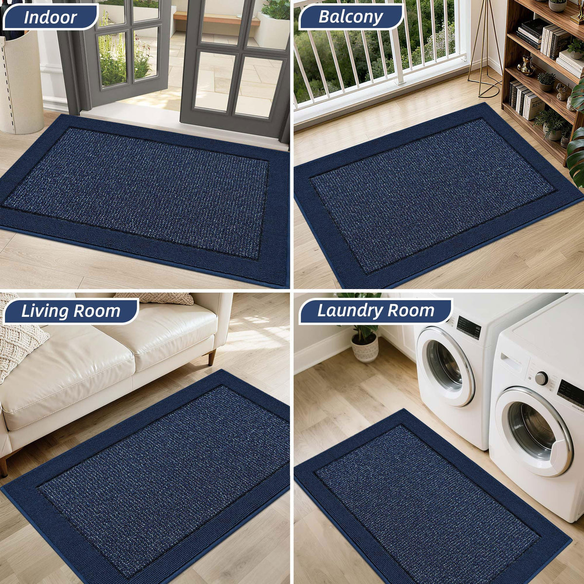 BEQHAUSE blue yarn mix adds subtle style for interiors.