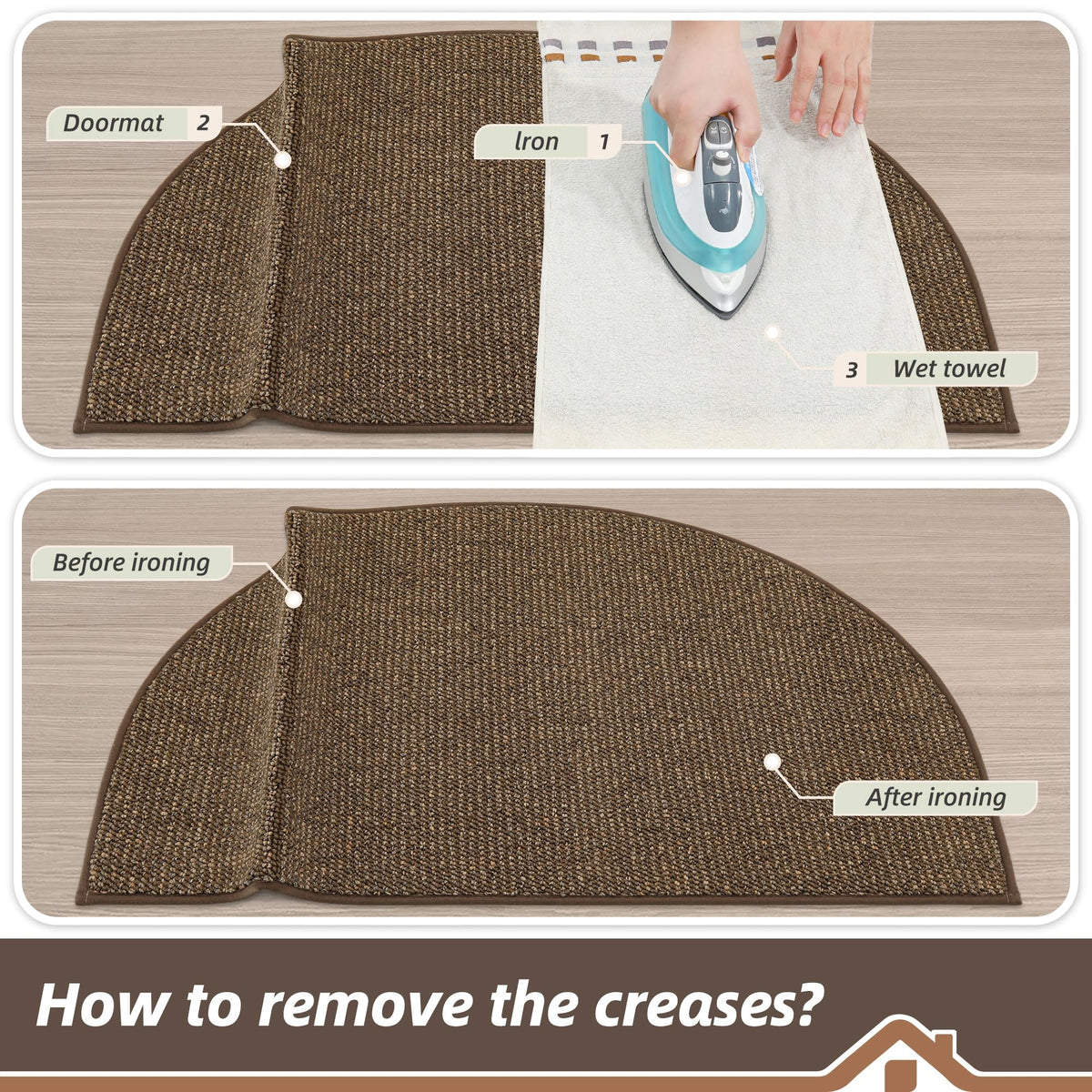 BEQHAUSE durable indoor mat suitable for high traffic entrances