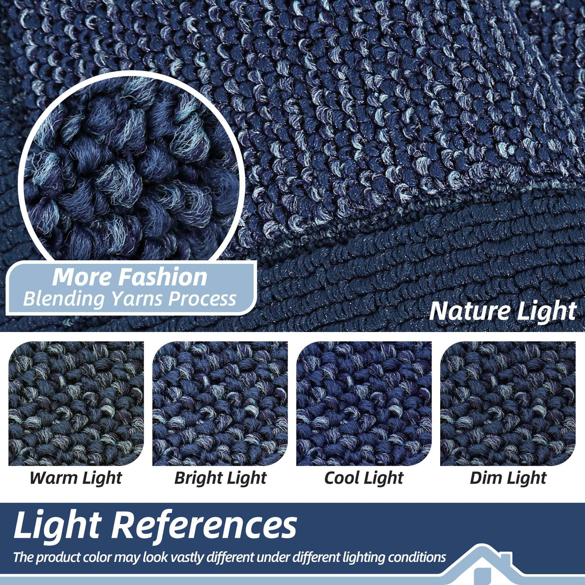 BEQHAUSE easy-clean blue mat, vacuum or rinse for fast refresh.