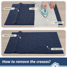 Creases from packing soften after use without affecting BEQHAUSE mat performance.