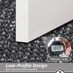 BEQHAUSE washable door mat for easy cleaning