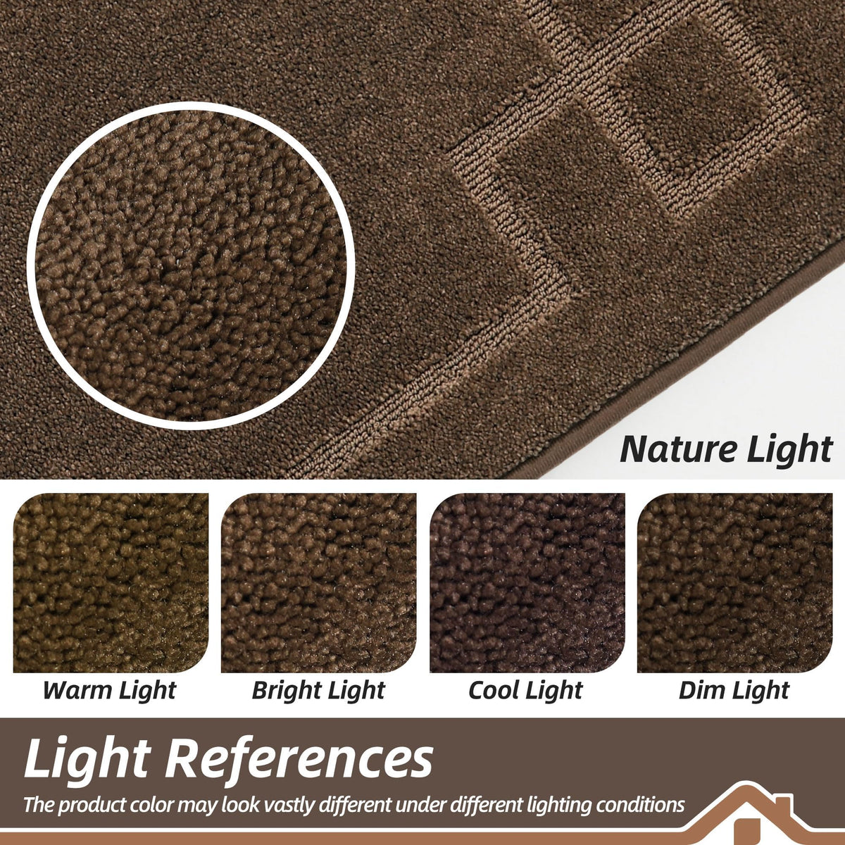 BEQHAUSE weather-ready door mat handles rain and snow without slipping