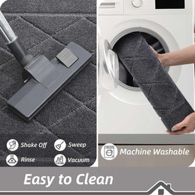 BEQHAUSE Dirt Trapper absorbent fabric dries shoes before stepping inside.