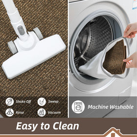 BEQHAUSE Dirt Trapper machine-washable mat for easy care