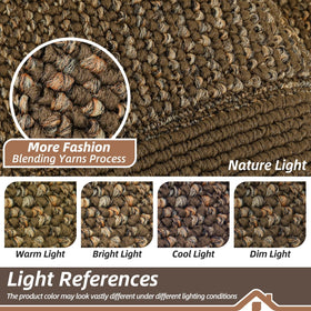 BEQHAUSE entryway rug blends with most decors