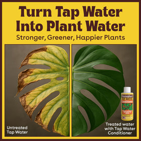Berkland Tap Water Conditioner bottle pour demonstrates easy dosing for consistent watering