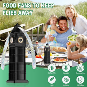 Three-height Bermoso fly fans adjustable for any surface.