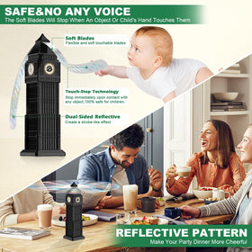 Bermoso fly fans with soft blades and safety stop.