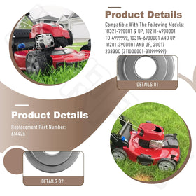 Designed for Toro 22-inch mowers and Lawn Boy Insight units.