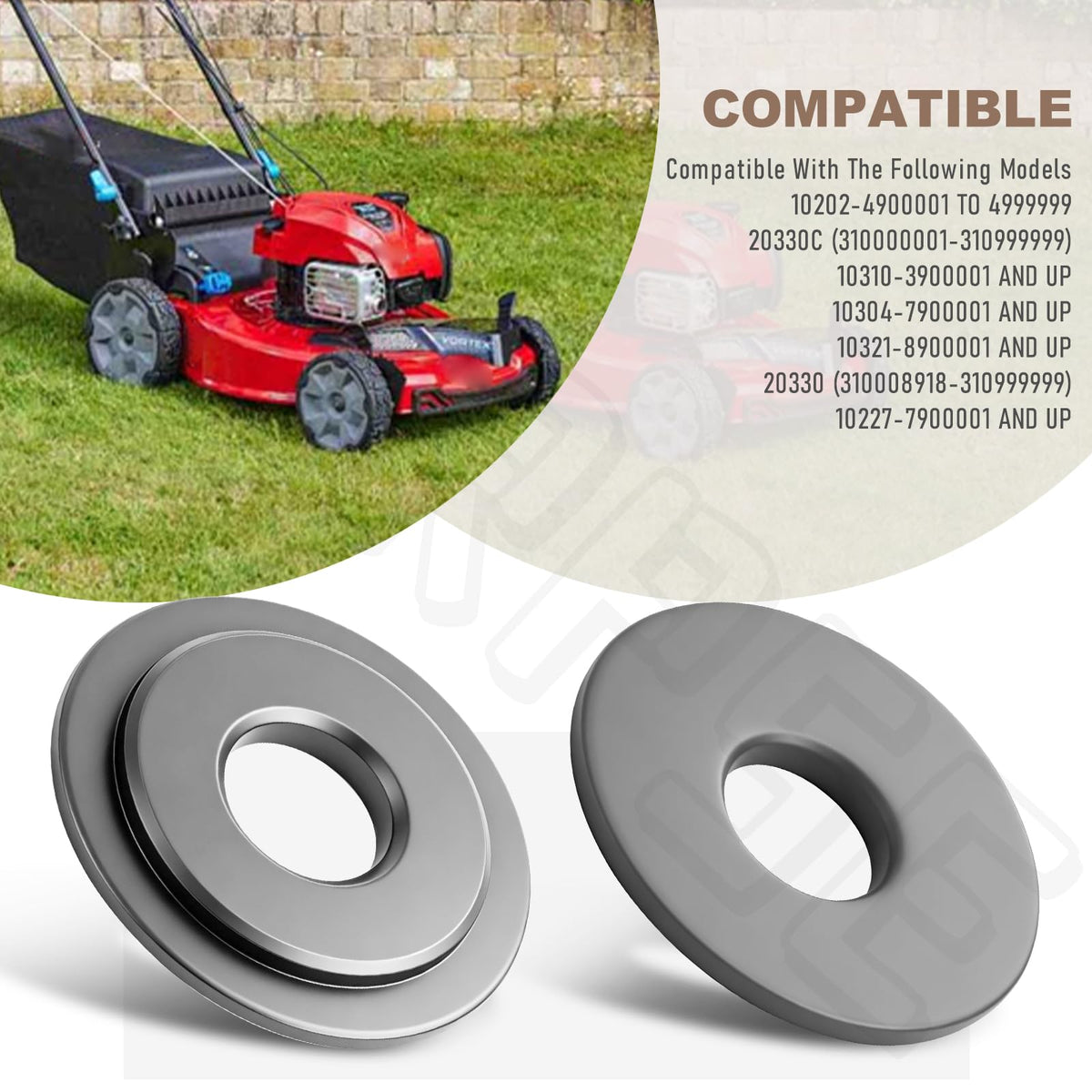 Durable stepped design helps maintain spacing and blade alignment.