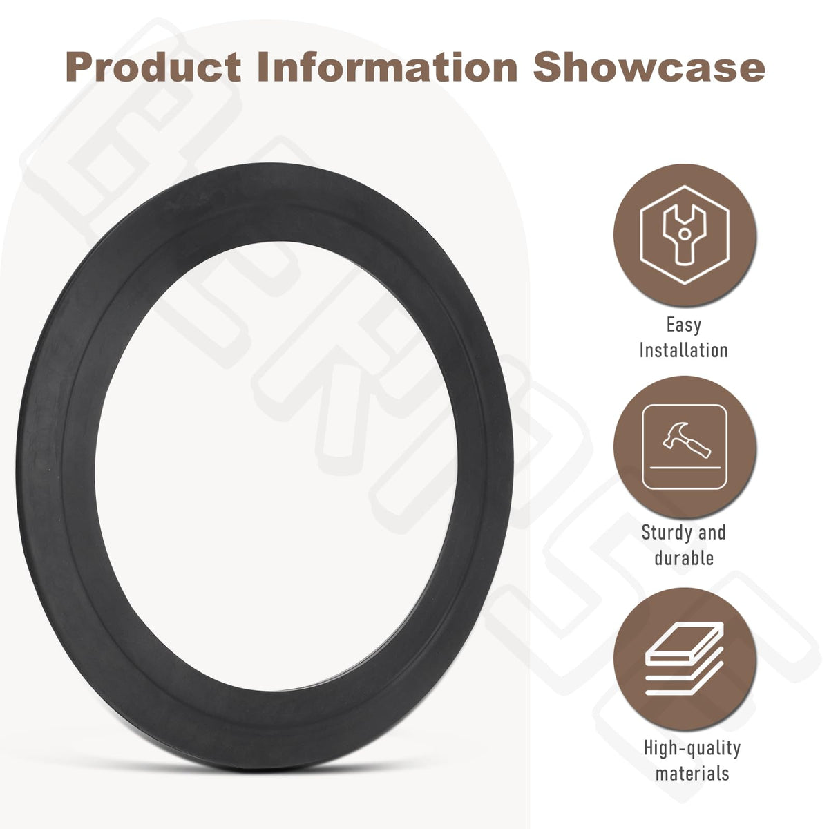 BERPSE bagger cover gasket fits Poulan compatibility, enhancing sealing and performance.