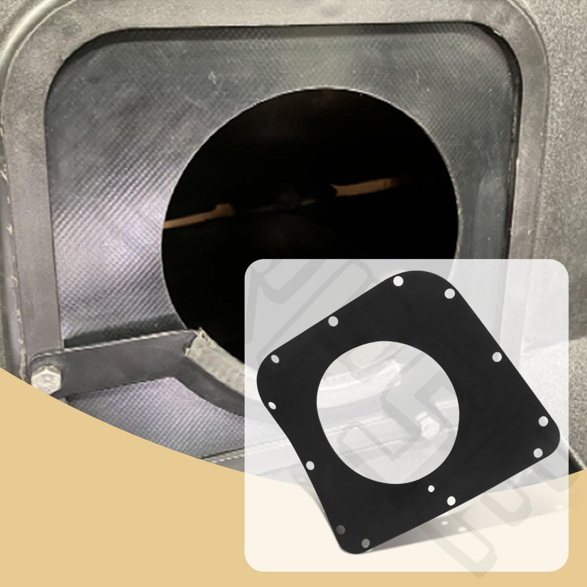 BERPSE bagger seal detailed material texture and finish.