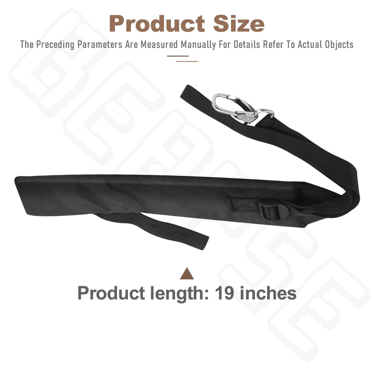 BERPSE blower harness adjustable strap showing flexible length for versatile use