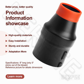 BERPSE compact air-flow design concentrates air for faster drying times.