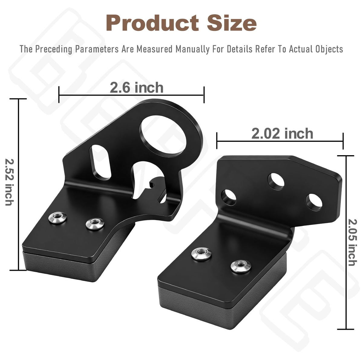 BERPSE deck brake arm kit mounted on a 42-inch mower deck for reliable braking control.