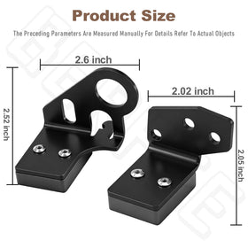 BERPSE deck brake arm kit mounted on a 42-inch mower deck for reliable braking control.