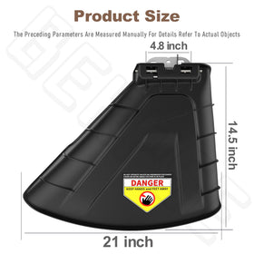BERPSE discharge chute for Cub Cadet XT2 series, easy replacement and less downtime