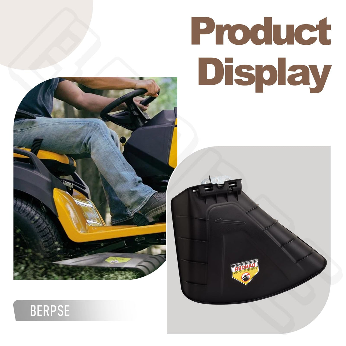 BERPSE discharge chute for Snapper SZ2454, supports quick maintenance